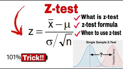 z sample test|z test solved problems.